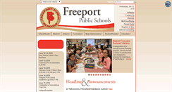 Desktop Screenshot of freeportschools.org